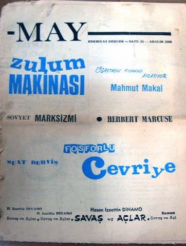 MAY DERGİSİ - 1968 - SAYI 15