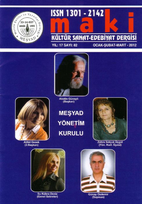 MAKİ - OCAK ŞUBAT MART 2012 - SAYI 82