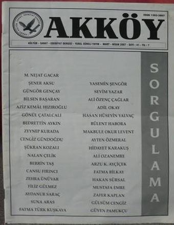 AKKÖY DERGİSİ