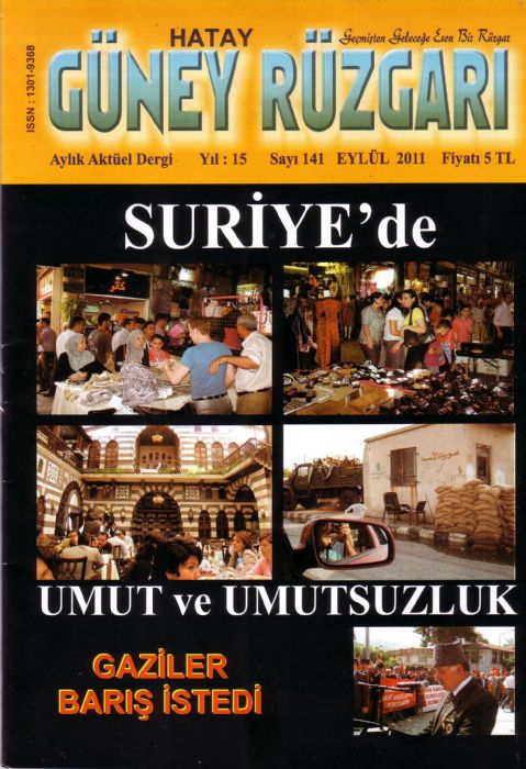 GÜNEY RÜZGARI DERGİSİ – SAYI 141 – EYLÜL 2011