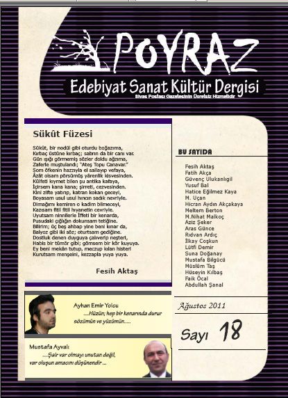 POYRAZ EDEBİYAT DERGİSİ - SAYI 18