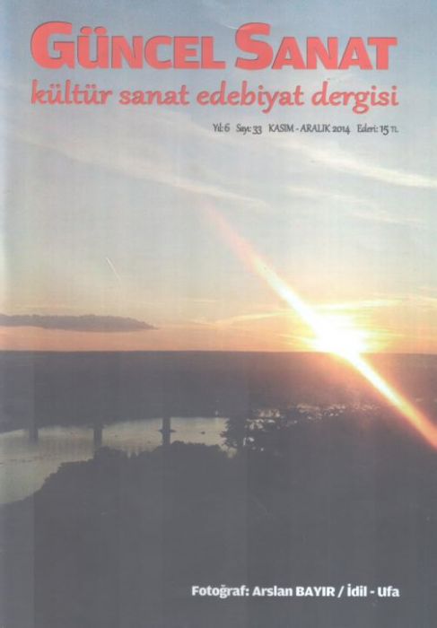 GÜNCEL SANAT DERGİSİ - SAYI 33 - KASIM ARALIK 2014
