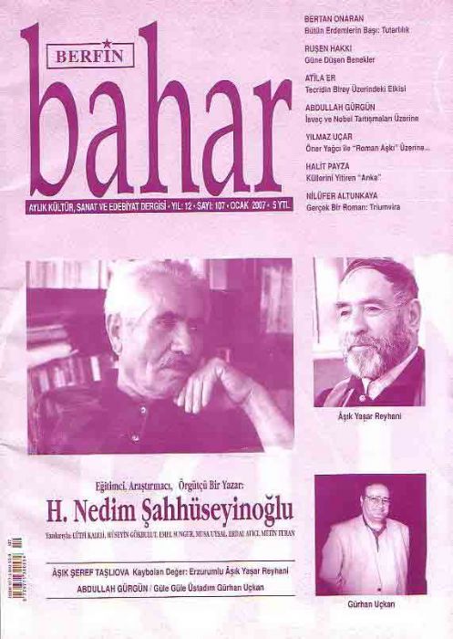 BERFİN BAHAR DERGİSİ - SAYI 106 - ARALIK 2006