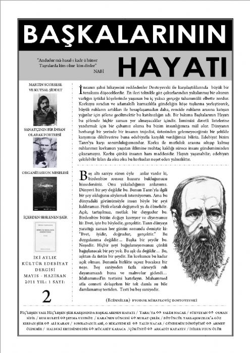 BAŞKALARININ HAYATI DERGİSİ - SAYI1