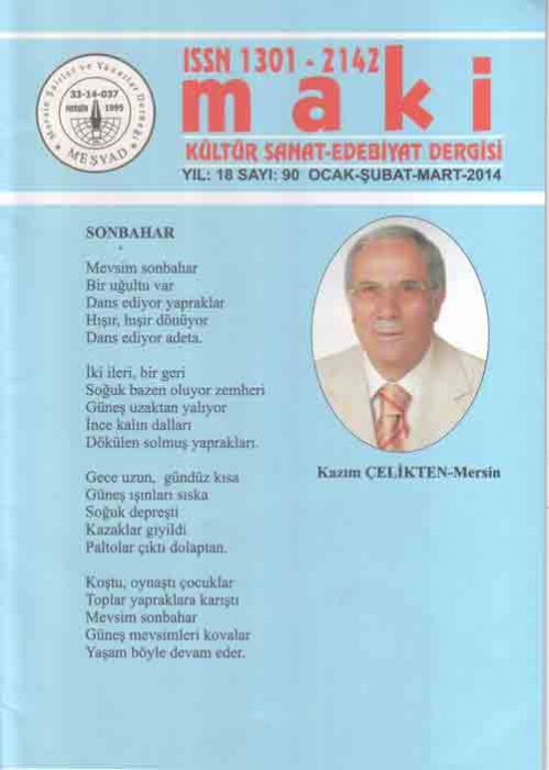 MAKİ DERGİSİ - SAYI 90 - OCAK ŞUBAT MART 2014