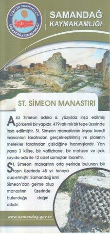 SAMANDAĞ KAYMAKAMLIĞI - ST. SİMEON MANASTIRI