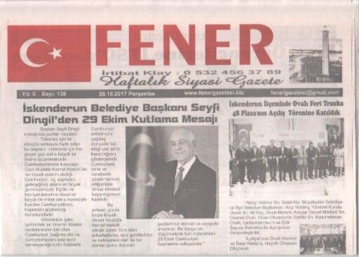 Fener Haftalık Siyasi Gazete - Sayı 138