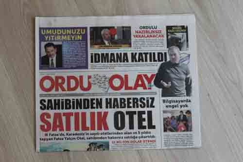 ORDU OLAY GAZETESİ