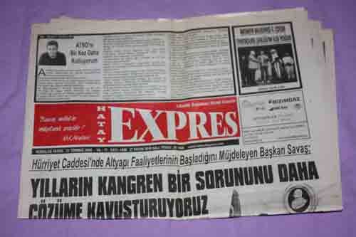 HATAY - EXPRES GAZETESİ