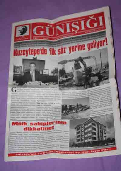 HATAY - GÜNIŞIĞI GAZETESİ
