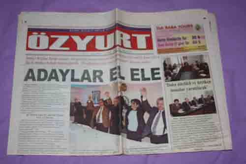 HATAY - ÖZYURT GAZETESİ