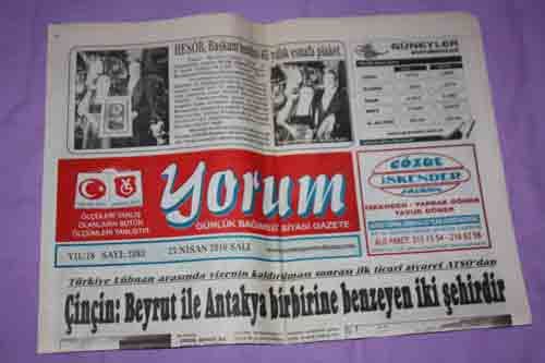 HATAY - YORUM GAZETESİ