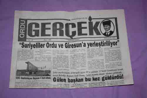 ORDU - GERÇEK GAZETESİ