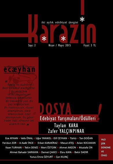 Amanos Edebiyat Dergisi, Sayı 4, Nisan Mayıs Haziran 2015