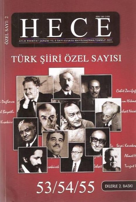 HECE DERGİSİ - SAYI 53-54-55 - MAYIS HAZİRAN TEMMUZ 2001