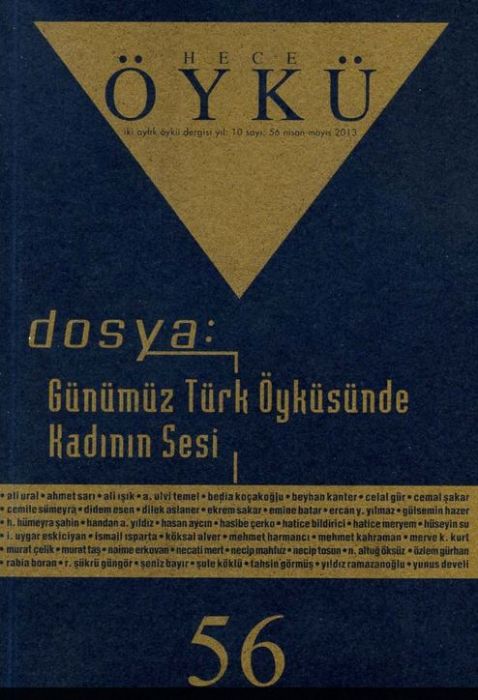 HECE ÖYKÜ DERGİSİ - SAYI 56 - NİSAN MAYIS 2013