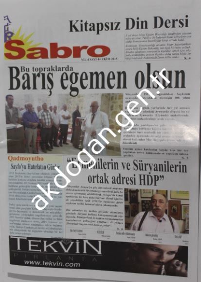 Sabro Gazetesi - Sayı 44 - Ekim 2015