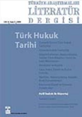 Türkiye Araştırmaları Literatür Dergisi Cilt 3 Sayı 5