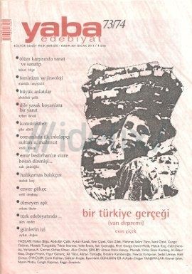 YABA EDEBİYAT - KÜLTÜR SANAT EKİN DERGİSİ - SAYI 73