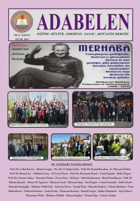 ADABELEN DERGİSİ - SAYI 29 - OCAK 2014