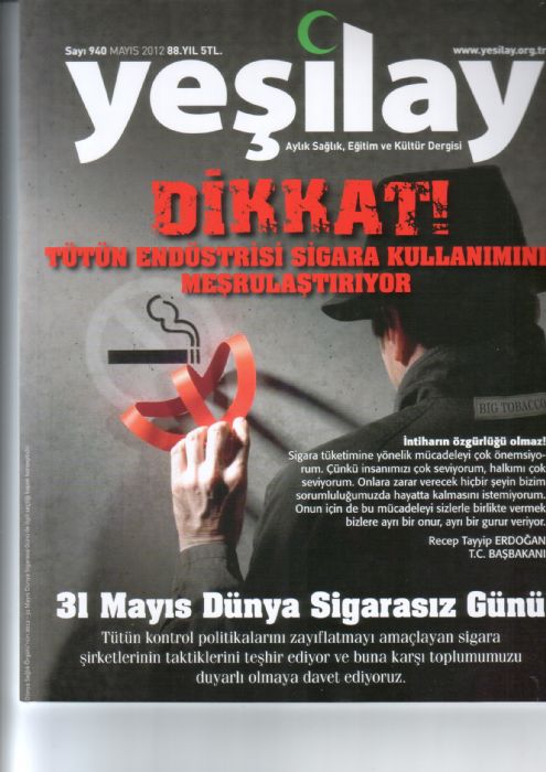YEŞİLAY DERGİSİ - SAYI 940 - MAYIS 2012