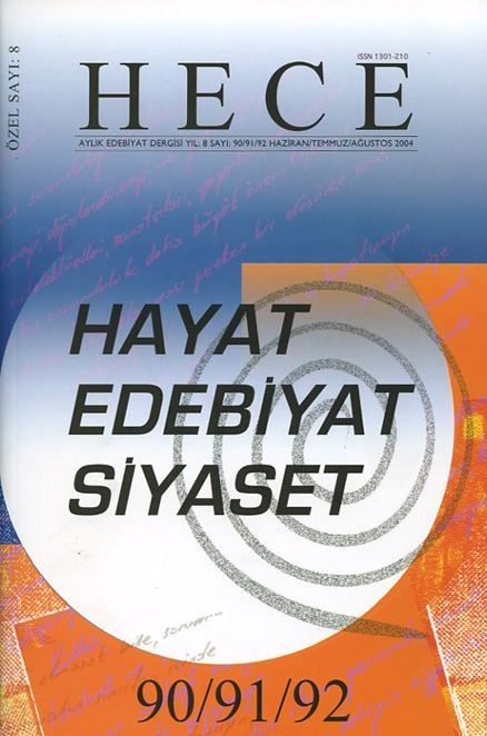 HECE DERGİSİ - SAYI 90 91 92 - HAZİRAN TEMMUZ AĞUSTOS 2004