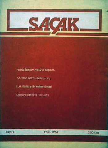 SAÇAK DERGİSİ - SAYI 9 - EKİM 1984