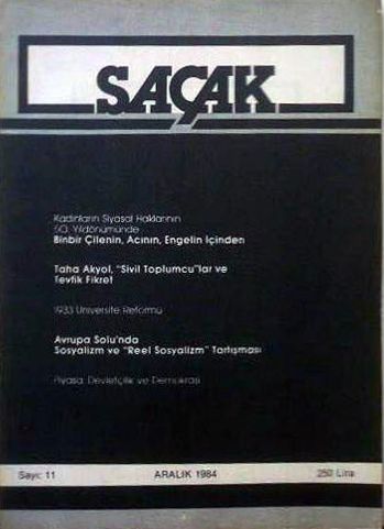 SAÇAK DERGİSİ - SAYI 9 - EKİM 1984