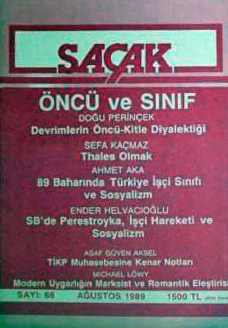 SAÇAK DERGİSİ - SAYI 56 - AĞUSTOS 1988