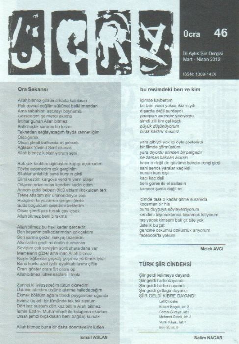 ÜCRA DERGİSİ – SAYI 46 – MART NİSAN 2012