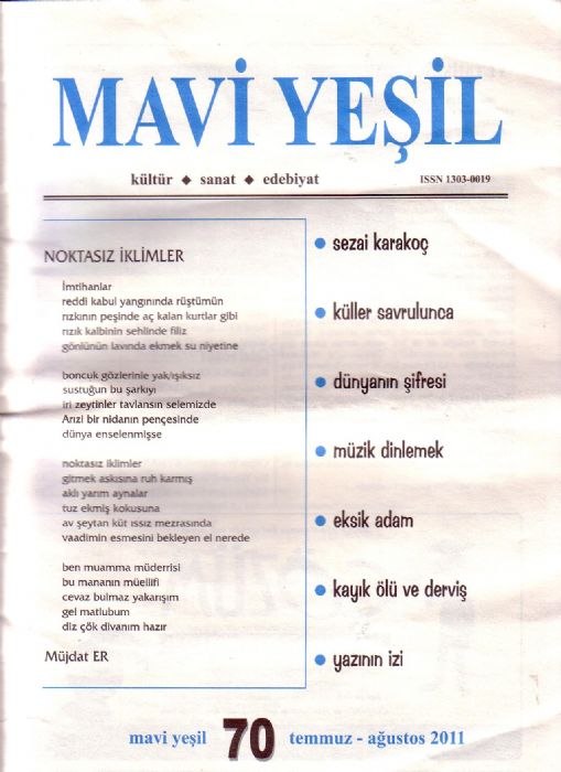 GERÇEMEK - TEMMUZ AĞUSTOS 2011