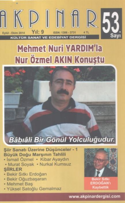 AKPINAR DERGİSİ - SAYI 53 - EYLÜL EKİM 2014