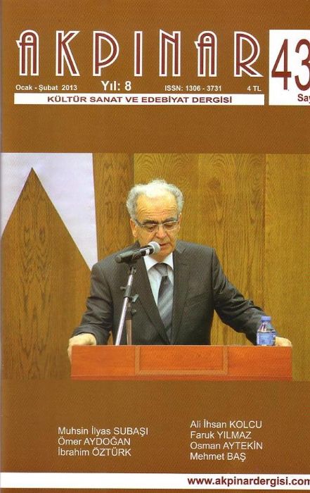 AKPINAR DERGİSİ - OCAK ŞUBAT 2013 - SAYI 43