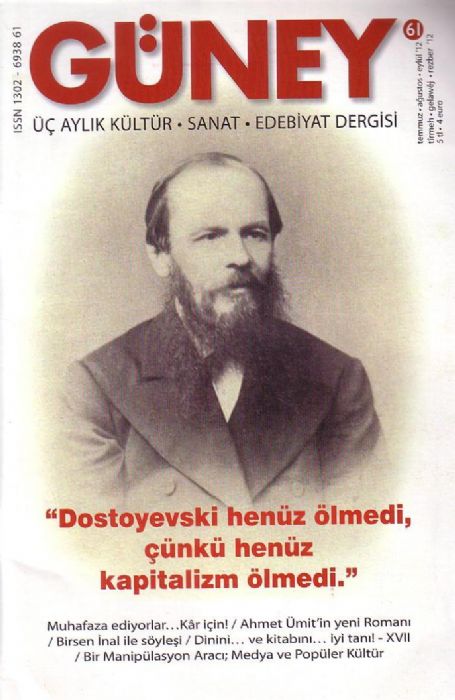 GÜNEY DERGİSİ - SAYI 61 - TEMMUZ AĞUSTOS EYLÜL 2012