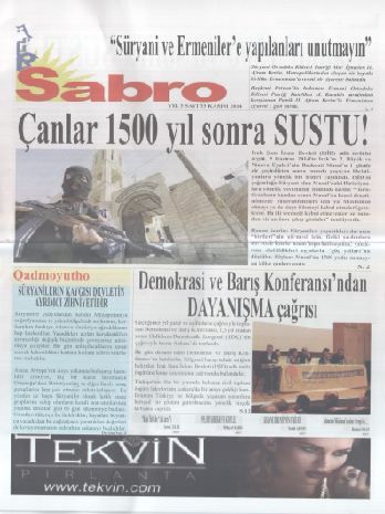 SABRO GAZETESİ - SAYI 33 - KASIM 2014