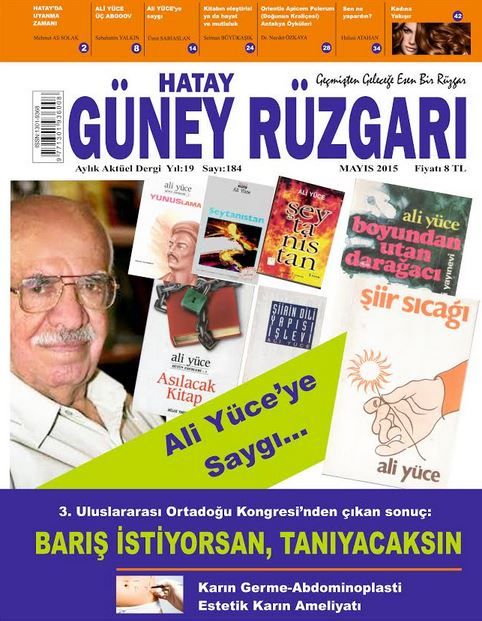 GÜNEY RÜZGARI DERGİSİ - SAYI 184 - MAYIS 2015