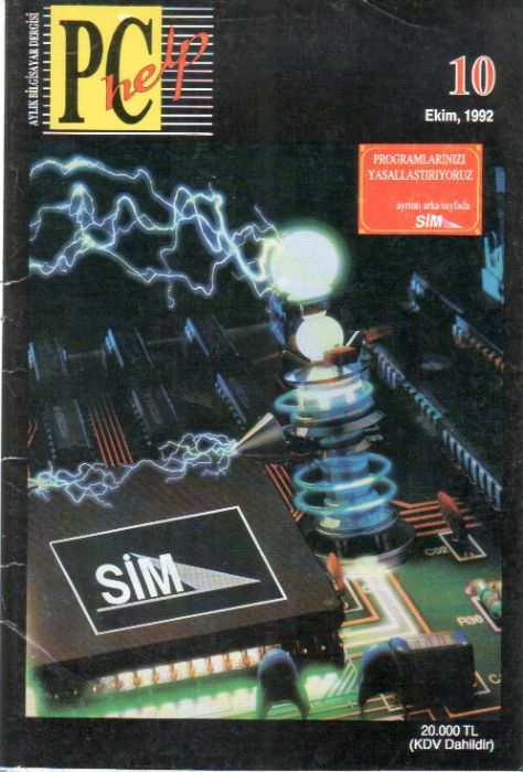 PC HELP DERGİSİ - EKİM 1992 - SAYI 10