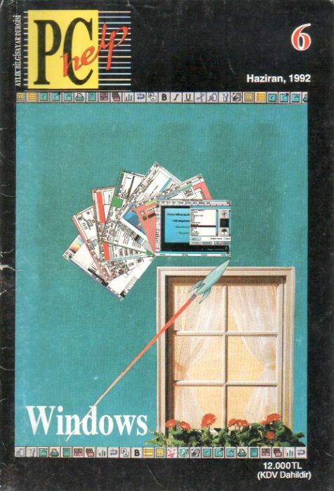 PC HELP DERGİSİ - HAZİRAN 1992 - SAYI 6