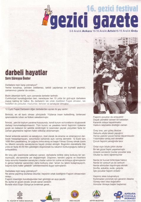 GEZİCİ GAZETE - 16. GEZİCİ FESTİVAL