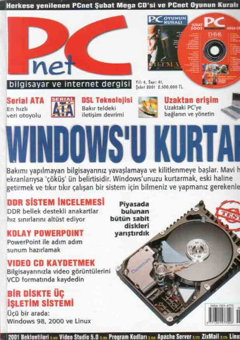 PC-NET-DERGİSİ---ŞUBAT-2001---SAYI-41