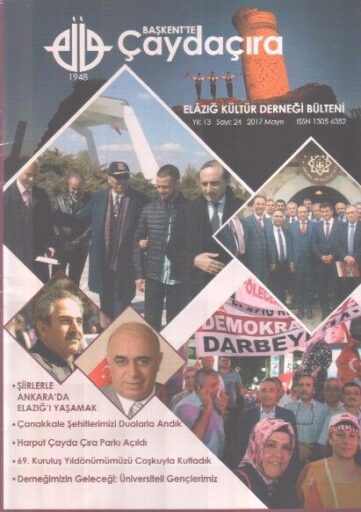 BAŞKENTTE ÇAYDAÇIRA - ELAZIĞ KÜLTÜR DERNEĞİ BÜLTENİ