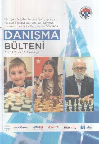 Türkiye Küçükler Satranç Şampiyonası - 21 - 27 Ocak 2017 Antalya - Danışma Bülteni
