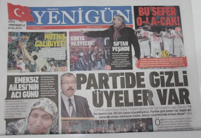 Eskişehir - Yenigün  Gazetesi