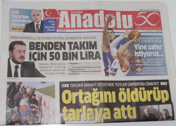 Eskişehir - Anadolu  Gazetesi