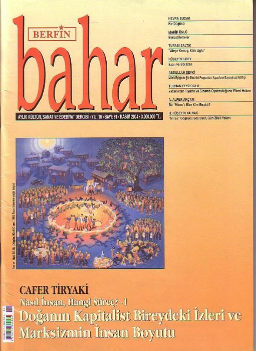 BERFİN BAHAR DERGİSİ - SAYI 81 - KASIM 2004