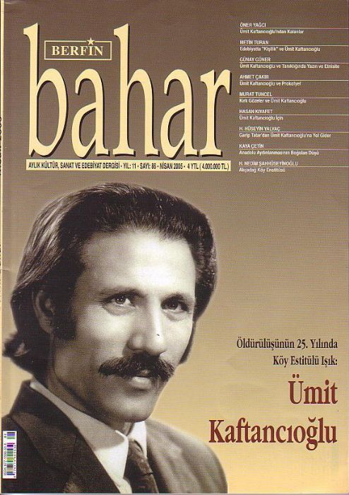 BERFİN BAHAR DERGİSİ - SAYI 86 - NİSAN  2005