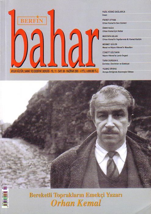 BERFİN BAHAR DERGİSİ - SAYI 88 - HAZİRAN  2005