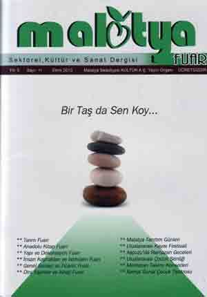 Malatya Fuar Dergisi - Sayı 11 -Ekim 2013