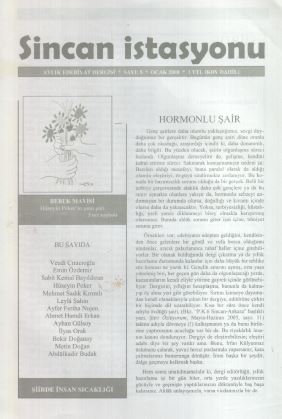 Sincan İstasyonu Dergisi, Sayı 5, Ocak 2008