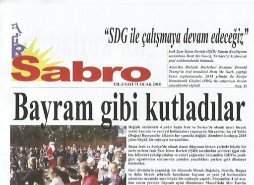 Sabro Gazetesi, Sayı 71, Ocak 2018
